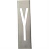 Marking templates for metal letters 20 cm high - Letter Y - 20 cm