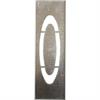 Metal stencils for metal letters 40 cm high - Letter O - 40 cm