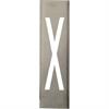 Metal stencils for metal letters 40 cm high - Letter X - 40 cm