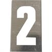 Metal stencils SET for metal numbers 20 cm high - 0 to 9 - Number 0 | Bild 2