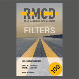 RMCD - Paint gun plug-in filter 100 mesh (yellow)