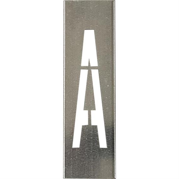 Metallist šabloonid SET metallist tähtedele 40 cm kõrgusele - A-Z - Täht A - 40 cm