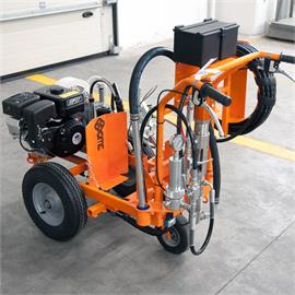 CMC AR 30 Pro-P-G H - Machine de marquage routier sans air inversé avec pompe à piston 6,17 L/min et moteur Honda