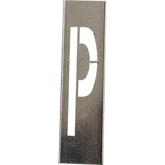 Pochoirs de marquage SET pour lettres en métal hauteur 20 cm - A à Z - Lettre P - 20 cm