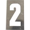 Metaliniai šablonai metaliniams numeriams 30 cm aukščio - Numeris 2