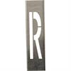 Metalen sjablonen voor metalen letters 20 cm hoogte - Letter R - 20 cm