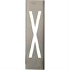 Metalen sjablonen voor metalen letters 20 cm hoogte - Letter X - 20 cm