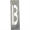 Metalen stencils SET voor metalen letters 20 cm hoog - A tot Z - Letter B - 20 cm