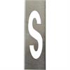 Metalen stencils SET voor metalen letters 20 cm hoog - A tot Z - Letter S - 20 cm