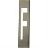 Metalen stencils SET voor metalen letters 40 cm hoog - A tot Z - Letter F - 40 cm