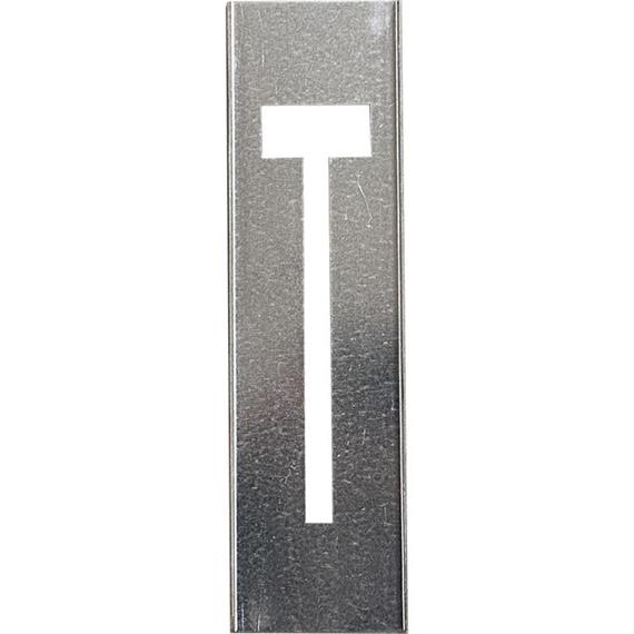 Metalen stencils SET voor metalen letters 40 cm hoog - A tot Z - Letter T - 40 cm