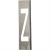 Metalen stencils SET voor metalen letters 40 cm hoog - A tot Z - Letter Z - 40 cm